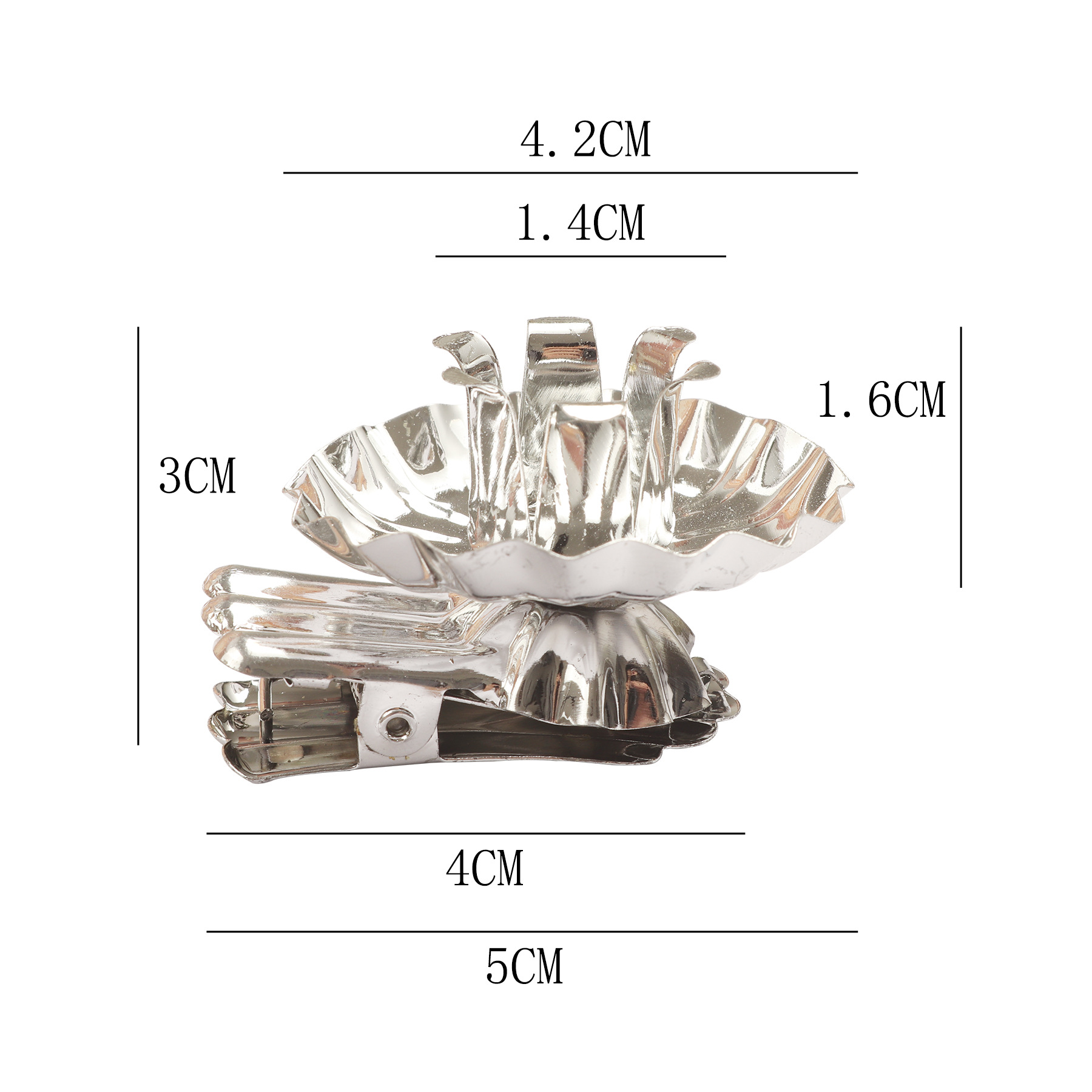 Source factory direct Christmas iron candle clip candle holder metal iron candle Cup base