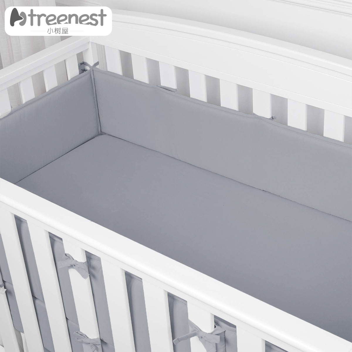 Набор из четырех частей для детской кроватки, защитный бортик
