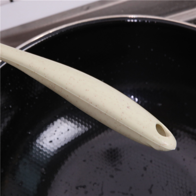 Hangable Long Handle Stove Cleaning Brush Kitchen Cleaning Dishwashing Brush Pot Brush Wheat Straw Dishwashing Pot
