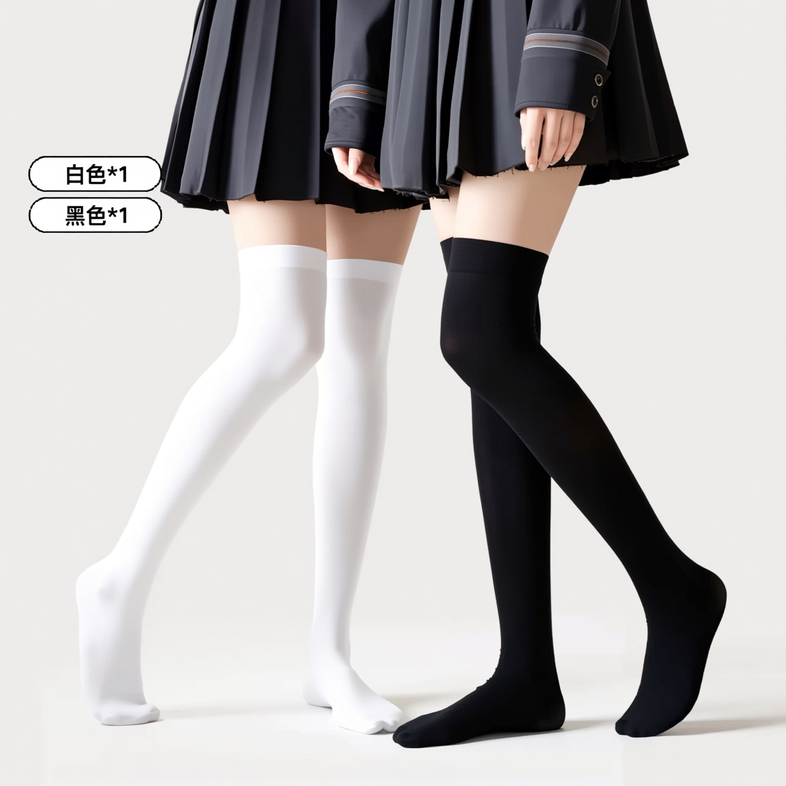 Вельветовые носки для женщин, корректирующие носки для женщин, тонкие носки Jk для весны, лета, осени, носки до середины бедра, модные в Инстаграм