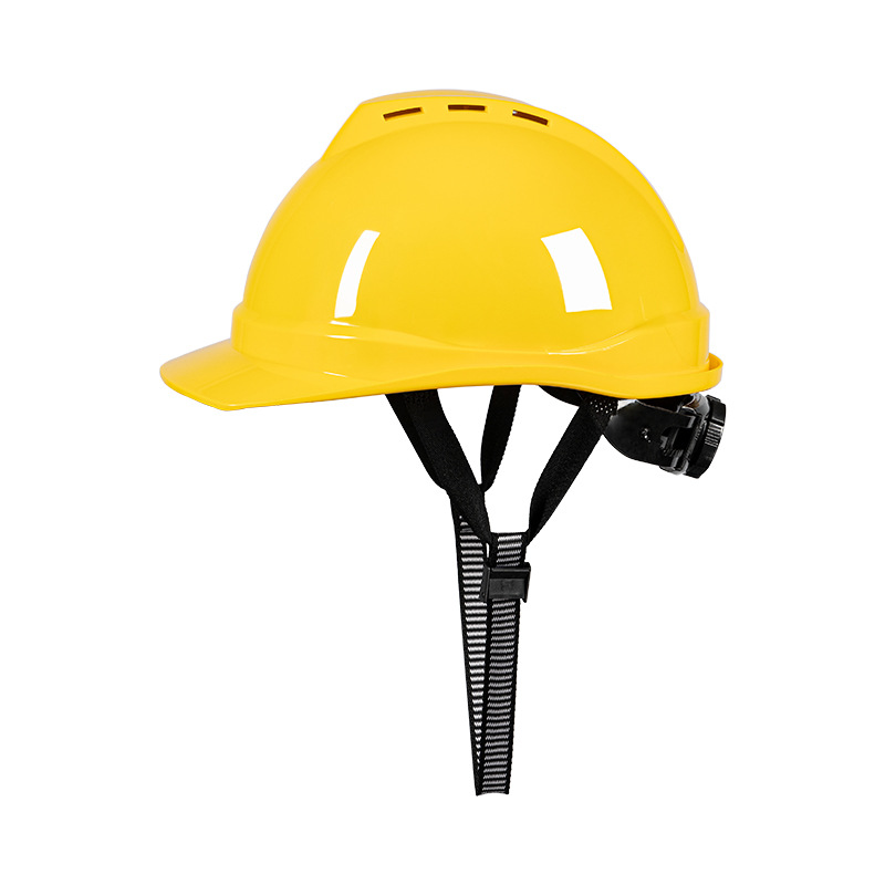 Safety Helmet Manufacturers Supply National Standard Thickened Anti-Smash and Puncture-Resistant Printable Abs Breathable Plastic Construction Site Safety Helmets