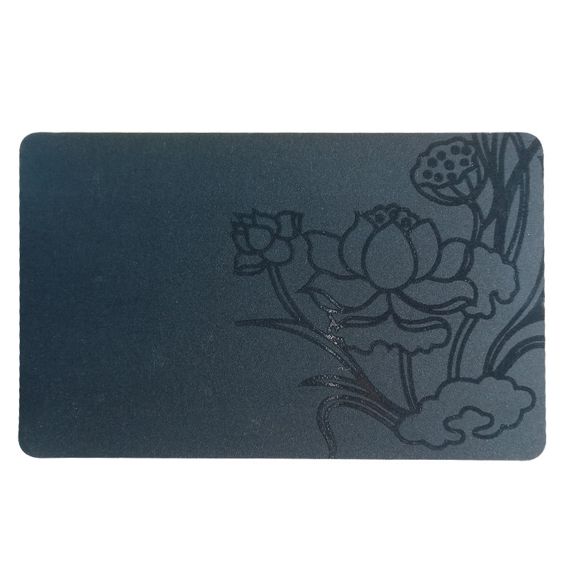 Professional production of pvc card order transparent plastic frosted card production magnetic stripe bronzing vip membership card free design