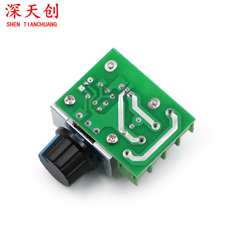 2000W controlled silicon high-power electronic voltage regulator, dimming, speed regulation, temperature regulation
