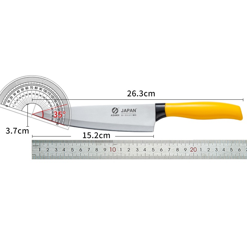 Stainless Steel Chef's Knife Sharp Fish Knife Sushi Cooking Knife Chef's Multi-Purpose Knife Wholesale Asakh-No.558