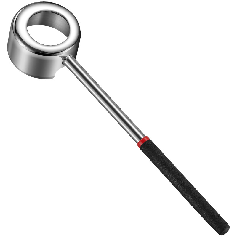 Kitchen stainless steel coconut juice pulp opening manual coconut scraper coconut rubber hammer head shell opening tool suit