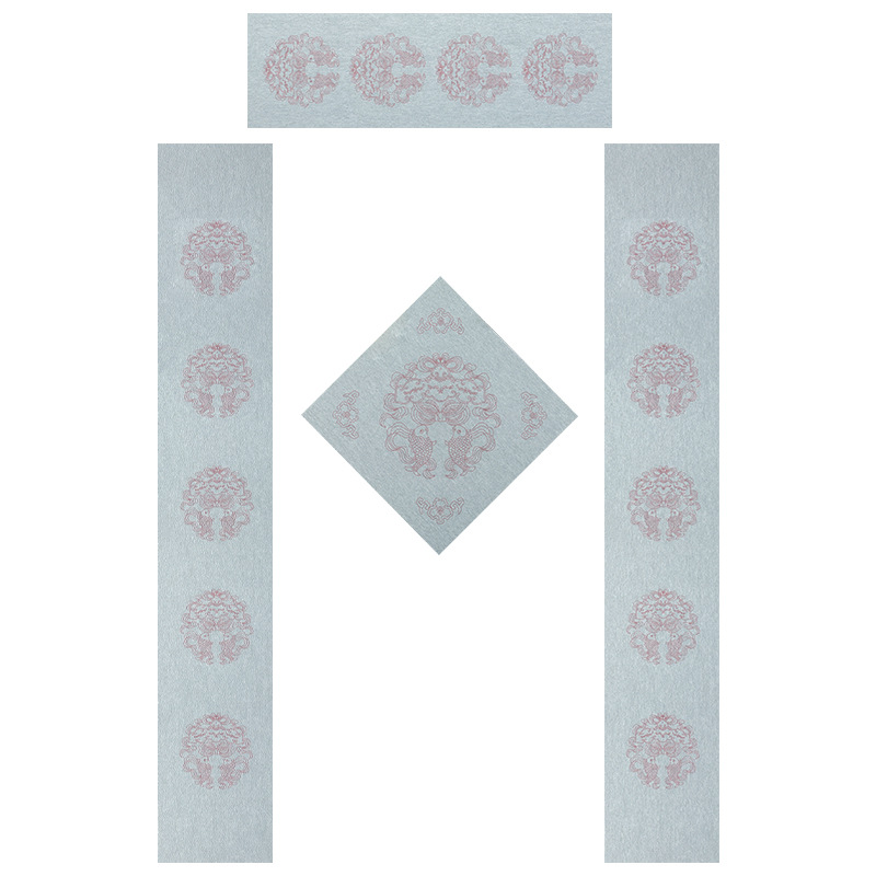 Spring Festival couplet water writing cloth bucket pen clear water writing practice five words seven words Spring Festival couplet water writing cloth writing brush suit