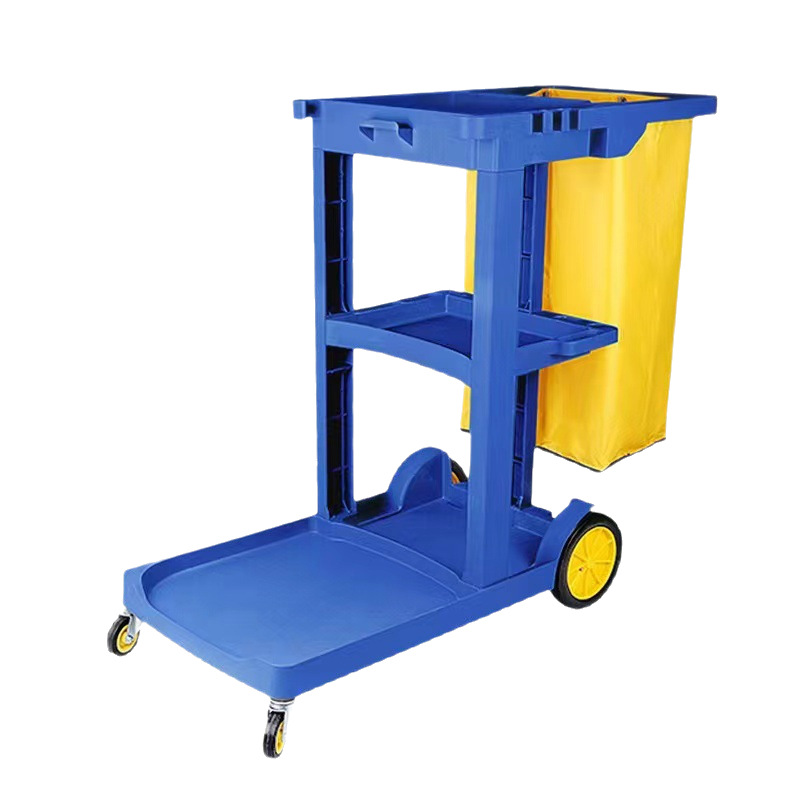 Baiyun Cleaning Cart, Cleaning Cart, Multi-Functional Trolley, Hotel Room Special Tool Cart, Property Linen Sanitary Cart