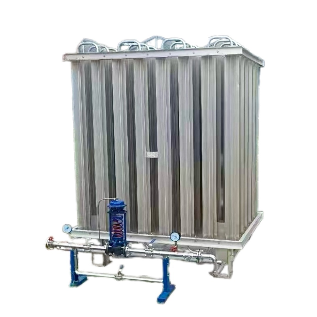 300 Cubic 1000 Cubic Vaporizer Liquid Oxygen Oxidizer Liquid Argon Liquid Nitrogen Vaporizer Pressure Regulating Vaporizer