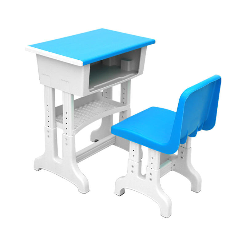 Plastic steel desks and chairs for primary and secondary school students desks and stools tutorial classes training tables cram classes classrooms single and double desk desks