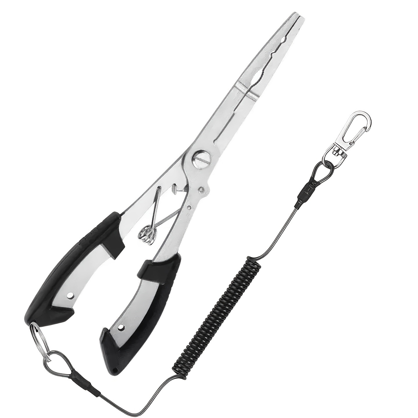 Multifunctional Stainless Steel Fishing Pliers with Extended Mouth, Fishing Scissors, Hook Remover, Sea Fishing Fish Control Tool Set All-In-One