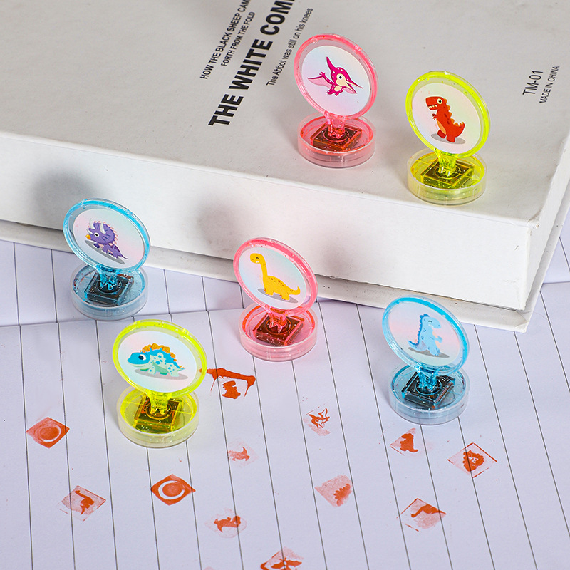 Mini dinosaur small seal Children DIY fun seal toy cartoon animal kindergarten prize gift gift