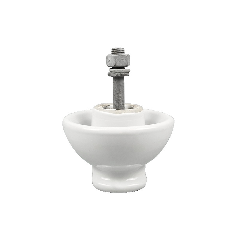 Outdoor Overhead Support High-Voltage Ceramic Insulator Pin Type P-15T/20T/10T/6T Porcelain Bottle High-Voltage Power