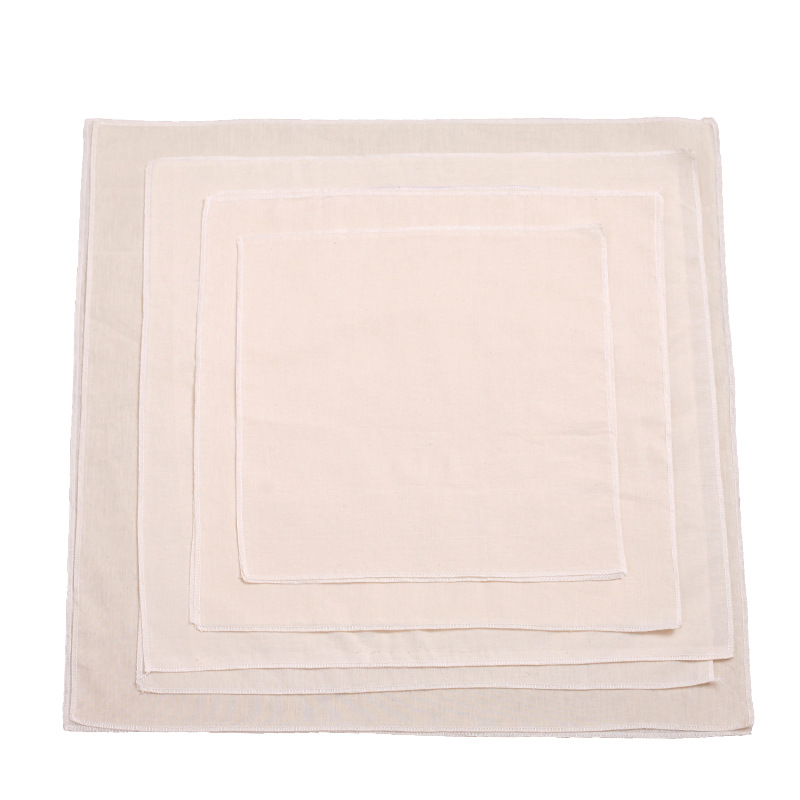 Factory direct cotton high density tofu cloth filter cloth tofu dried cloth soybean milk thousand pieces of cloth filter residue gauze insulation cover cloth