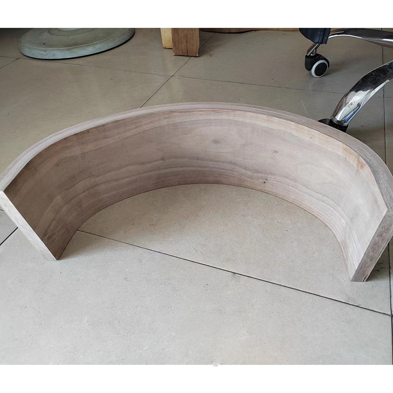 Factory Wholesale Solid Wood Multi-Layer Board Bent Wood Processing Black Walnut Bent Wood Bent Board Chair Legs