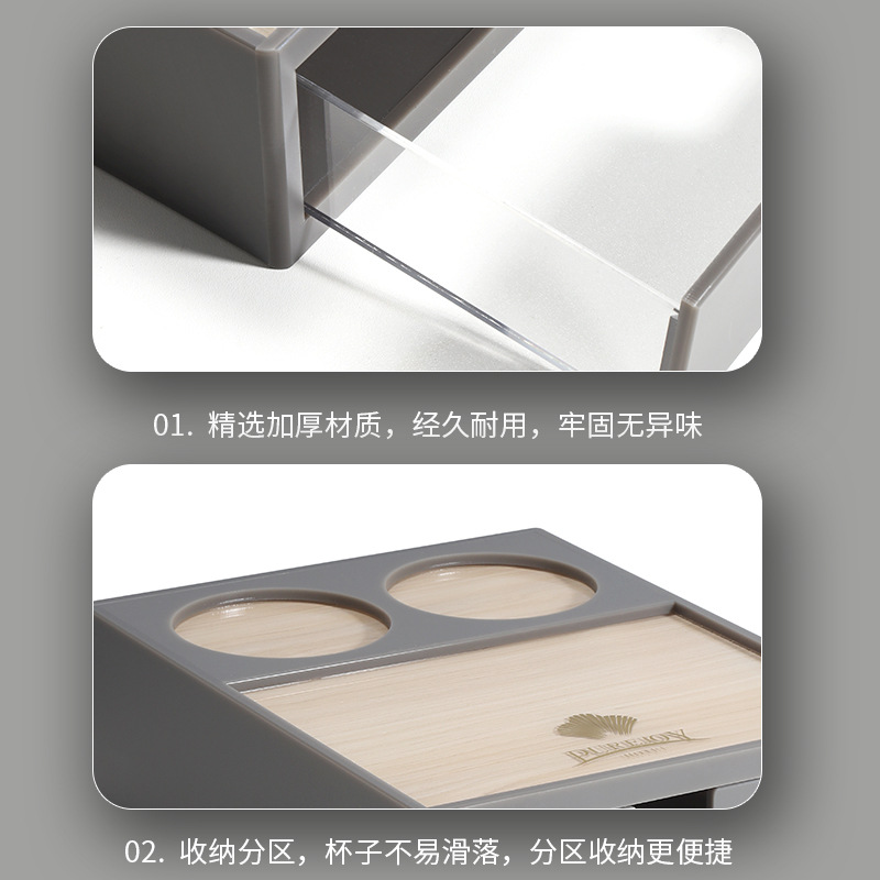 Hotel toiletries storage box toothbrush dental disposable toilet box tray tissue box remote control box