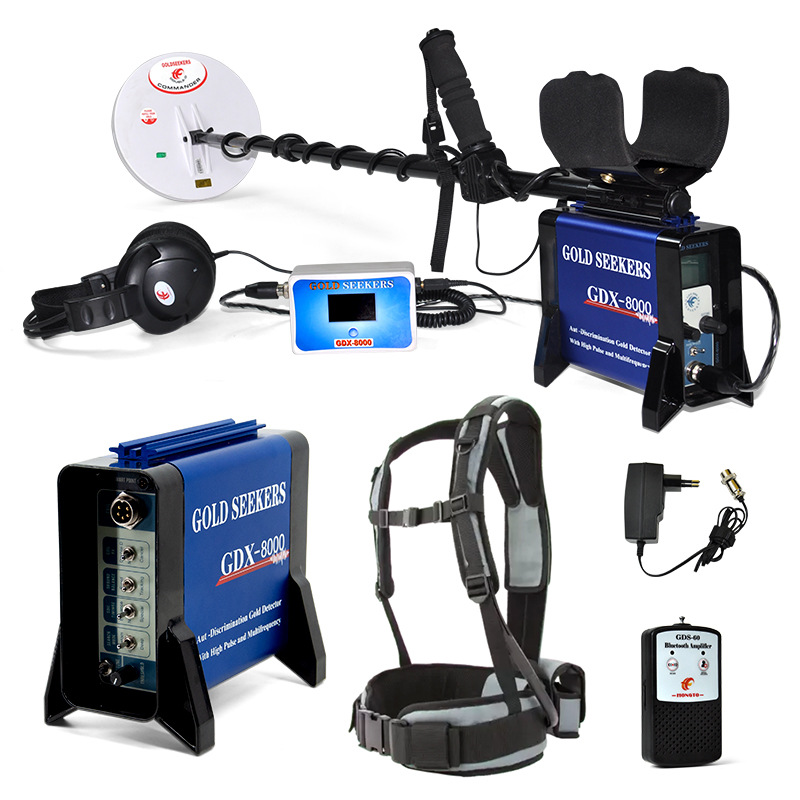 Gold Detector Underground Metal Detector Gdx8000 Ground Detector Handheld Treasure Hunting Detector