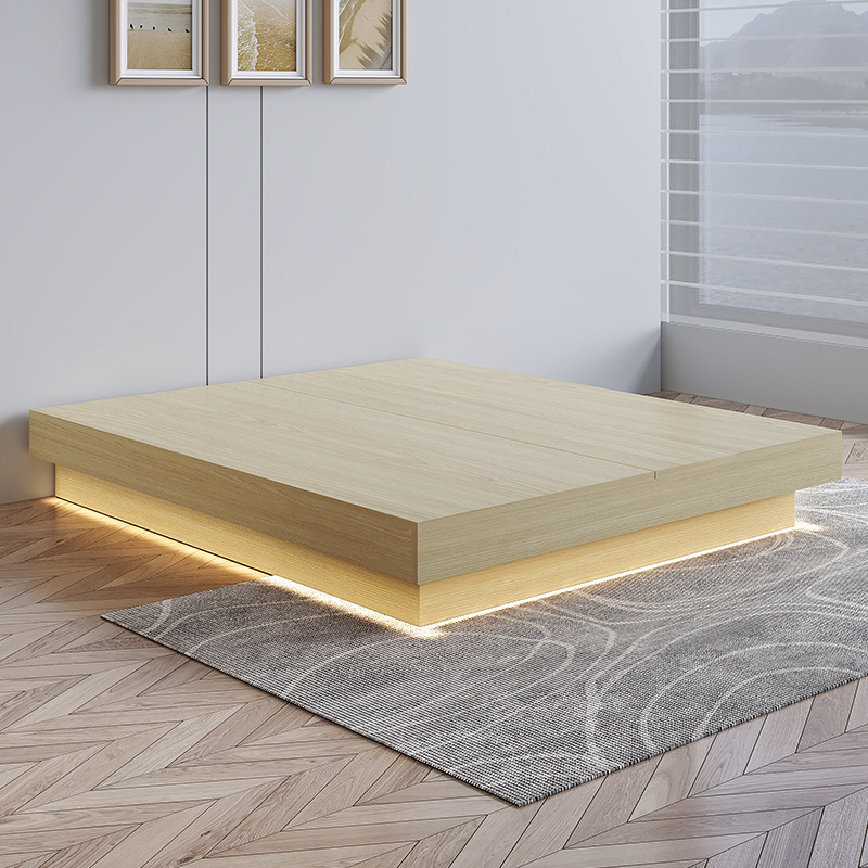 Hotel Special Bed Box Bed Frame Single Apartment No Bedside Bed Homestay Hotel Furniture Standard Room Full Set Source Factory