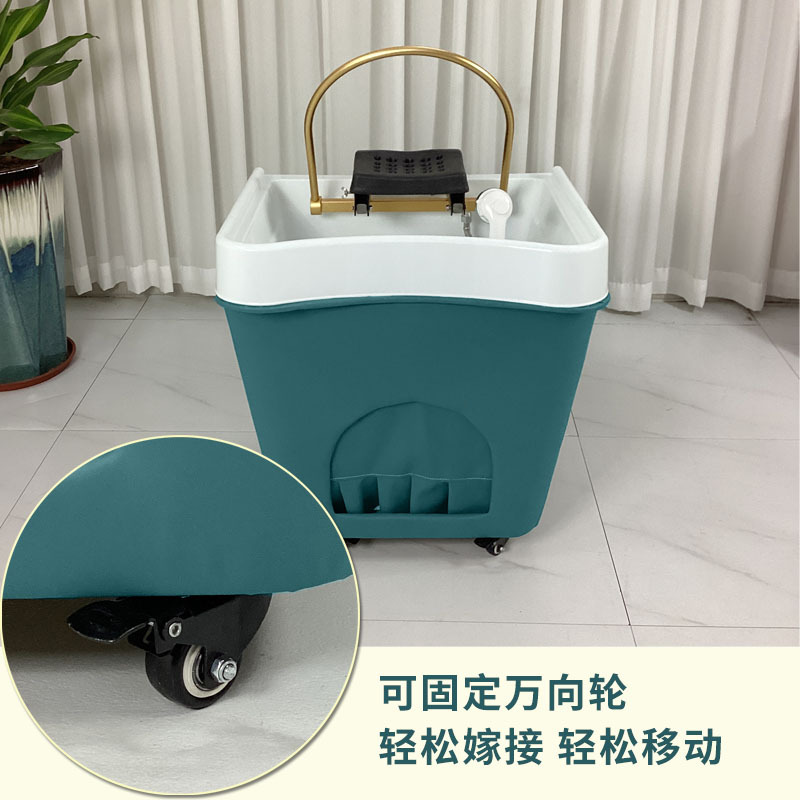 Mobile head therapy machine fumigation water circulation head recuperation hair growth shampoo basin beauty bed massage bed shampoo Basin