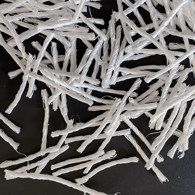 Twisted Fiber Manufacturer Composite Fiber High-Strength Crack-Resistant Polypropylene Crude Fiber Concrete Hinge Fiber