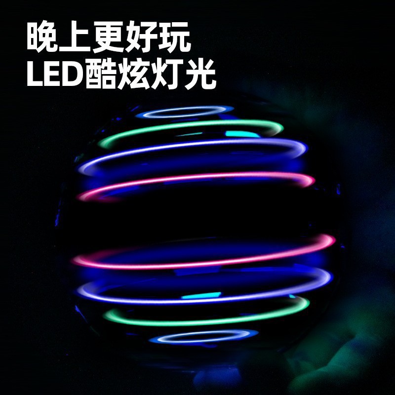 Cross-Border Internet Celebrity Popular Ball Spin Ball Magic Spin Suspended Magic Luminous Ball Sensor Spin Fingertip陀