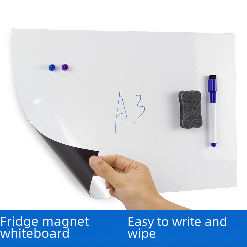 Amazon wholesale cross-border A3A4 teaching tablet removable whiteboard wall stickers do not hurt the wall soft whiteboard