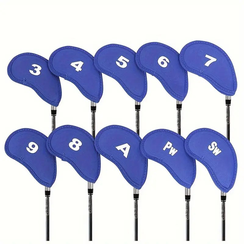 10 Pack Golf Club Head Cover GOLF CLUB Protective Cover Golf Supplies Gift Club Head Cover