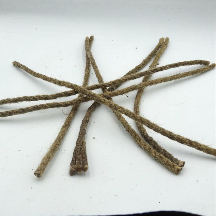 Уличный аварийный зажигательный шнур для барбекю углеродный одинарный 660 мм зажигательная восковая конопляная веревка