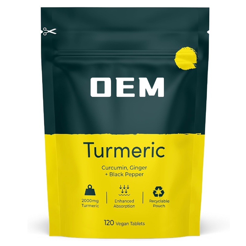 Cross-Border Export Turmeric Supplement Tablets Turmeric Vegetarian Supplement Tablets Order