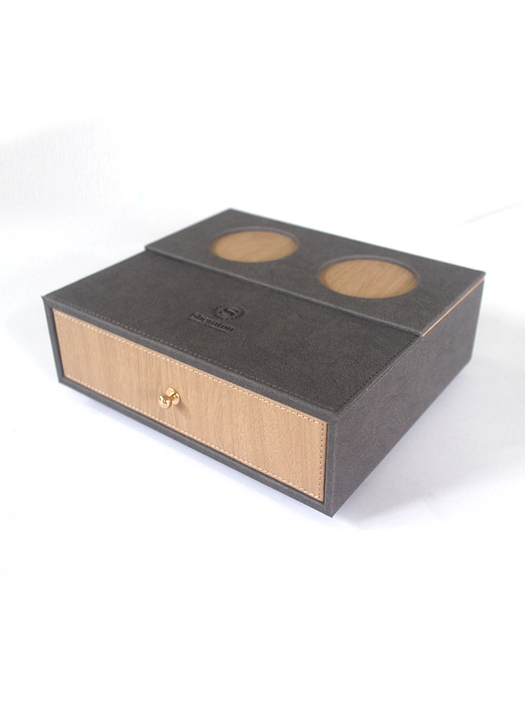 Hotel Dental Ware Toiletries Storage Box Leather Goods Service Guide Room Disposable Remote Control Tissue Box