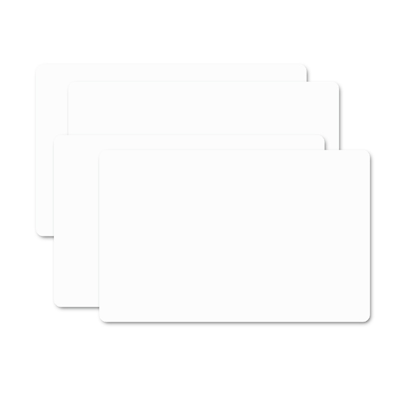 Pvc Coated White Card Custom Pvc Membership Card Plastic Card Printing Card Inkjet Printing Coated White Card in Stock