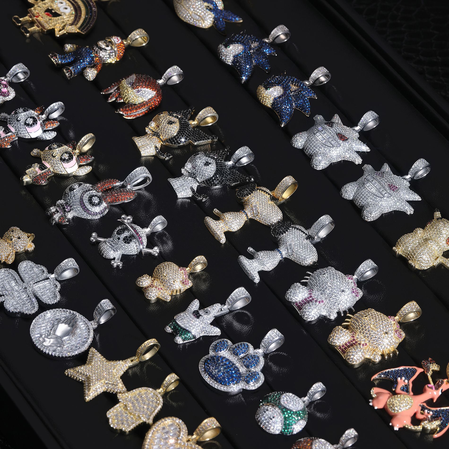 Art and Crafts Jewelry Customization, Foreign Trade Cross-Border 925 Sterling Silver, K Gold Jewelry, Silver Jewelry, Custom-Made According to Drawings and Samples