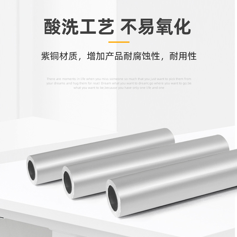 GL Aluminum Connecting Pipe 10-630 Square Standard Cold Pressed Terminal Wiring Protection Pipe Wire Butt Copper Pipe