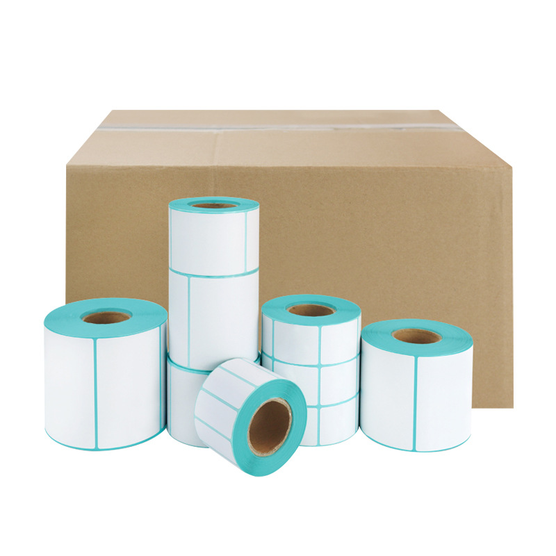 Three-proof thermal paper label 100*80 70 60 50 40 30 20 thermal adhesive printing label sticker