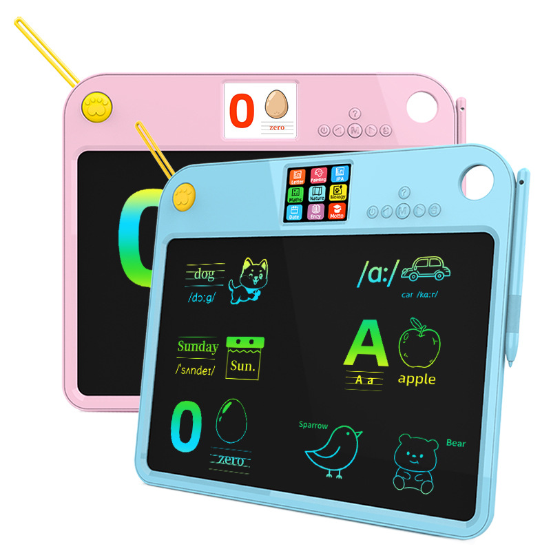Children's drawing board learning machine with display screen children's drawing board multi-functional selectable language children's learning machine