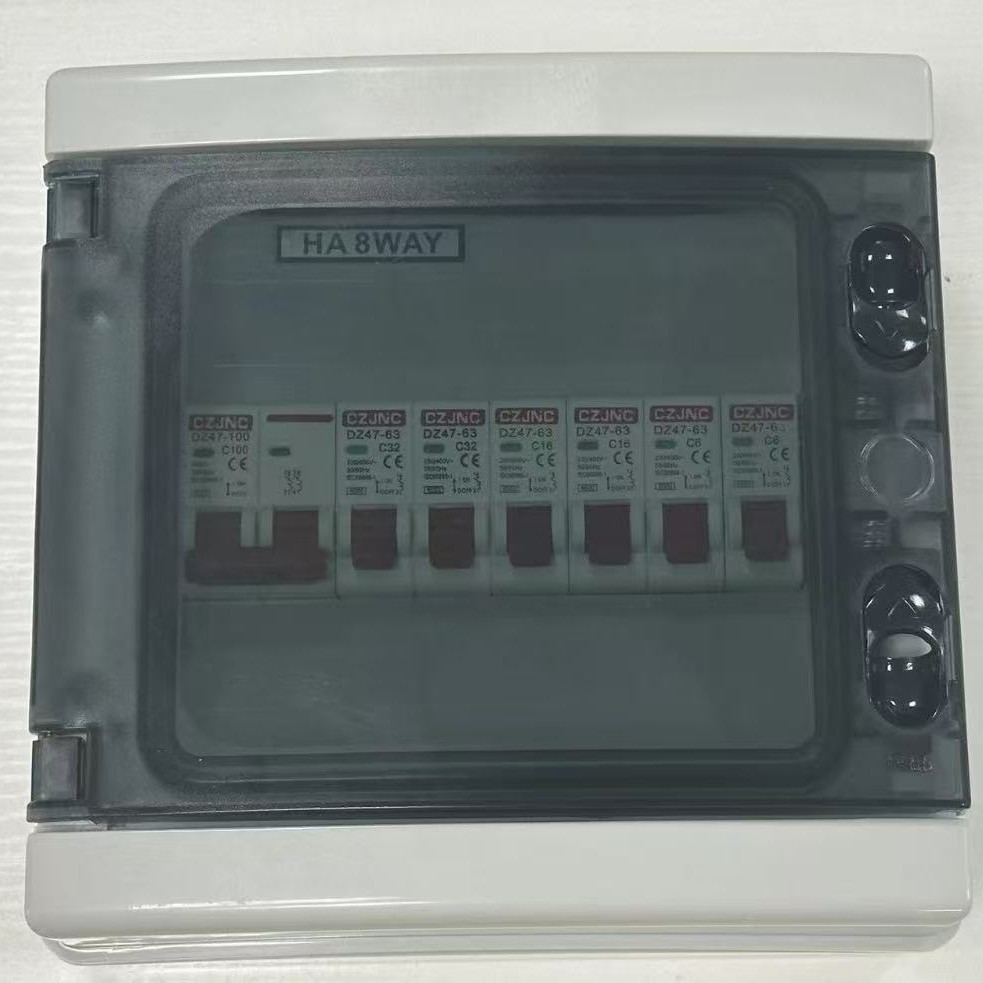 Ht Ha Outdoor Warehouse Waterproof Distribution Box with Switch Rainproof and Dustproof Air Switch Box Surface Mounted