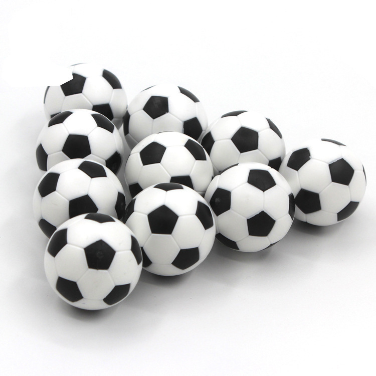 Desktop Football Machine Accessories Diameter 32mm Football 10 Pcs/Pack Black and White Football