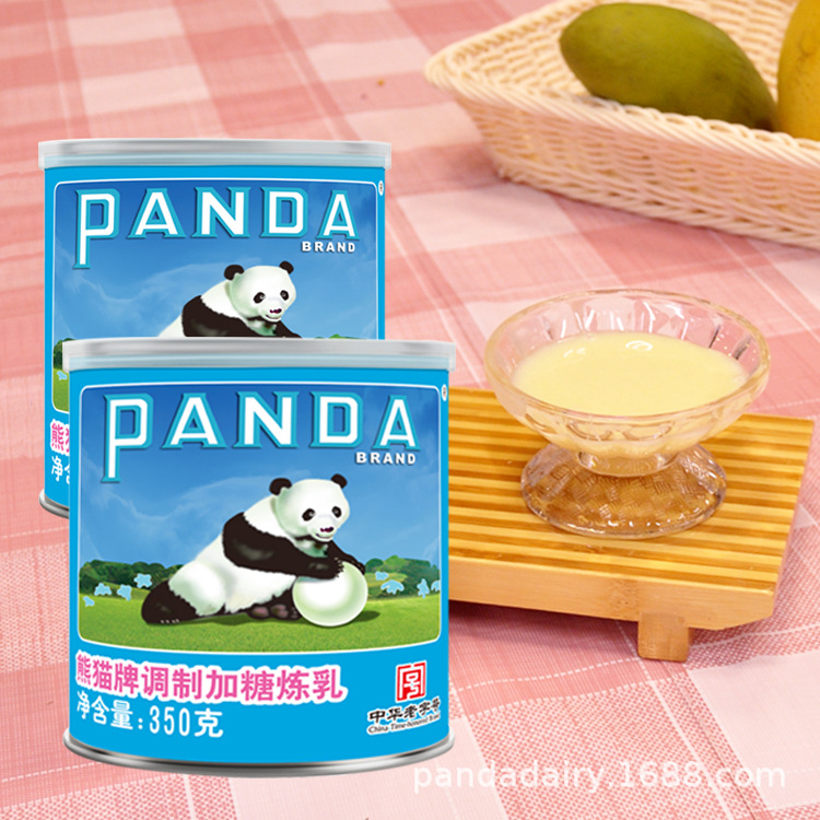 Panda Brand Condensed Milk Condensed Milk 350g Bottle/1 Bottle Spread Bread Milk Tea Coffee Companion Cake Whole Box Retail Wholesale