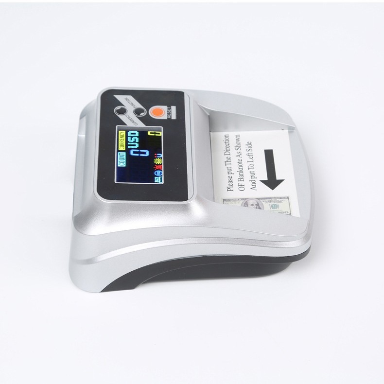 Portable Compact Dollar Foreign Trade Currency Detector, Euro Currency Detector, Etc. Supports Multi-National Currency Small Cash Counting Machine