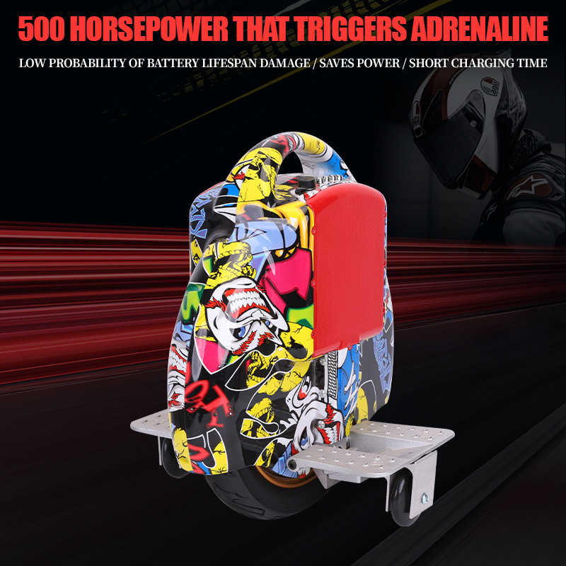 Cross-Border Smart Balance Car for Children and Adults, Single-Wheel Somatosensory Car, Unicycle for Work, Riding, Standing, Thinking Car