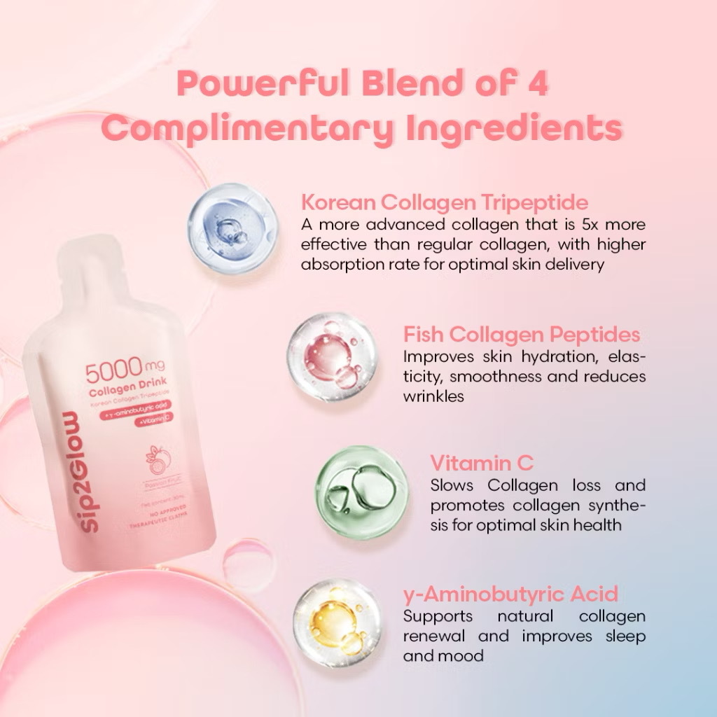 Foreign Trade Cross-Border Collagen Drink Glutathione Small Molecule Collagen Peptide Drink Popular in Southeast Asia