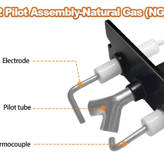 2090-012 Heat N Glo,Heatilator,Quadrafire Fireplace Long Ignition Assembly