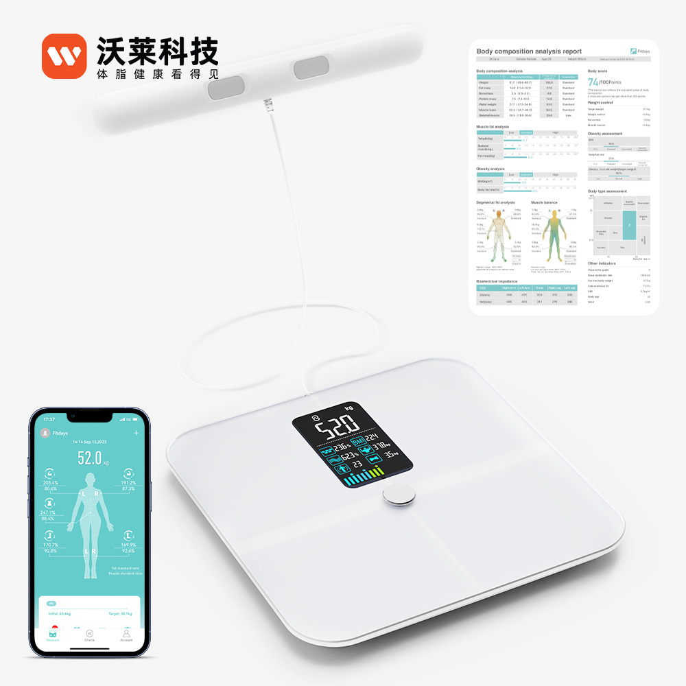 Volai интеллектуальные бытовые весы для измерения жира оптовая продажа