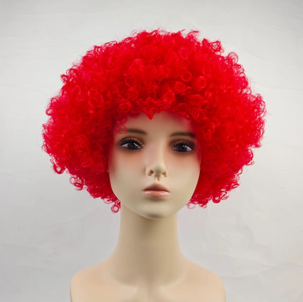 Clown Wig Afro School Sports Meeting Kindergarten Activities Wedding Holiday Show Performance Materials