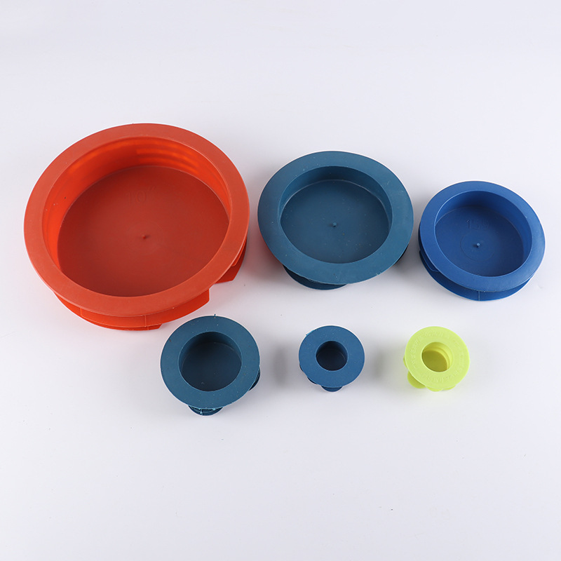 Stainless steel pipe plastic pipe cap inner plug round steel pipe inner plug head pipe plug plastic dust-proof pipe fitting protective cover