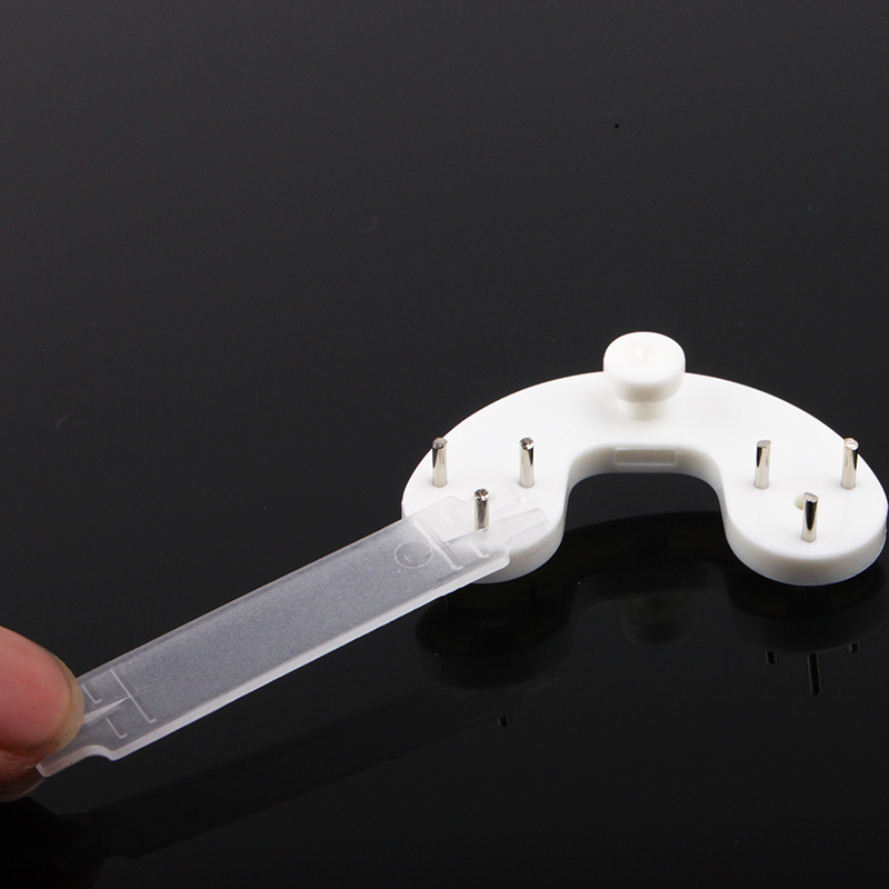 Anti-Smash Handrail Clip Plastic Accessories Installation Wall Nail Hanging White Transparent One-Word Nail Protective Sheet