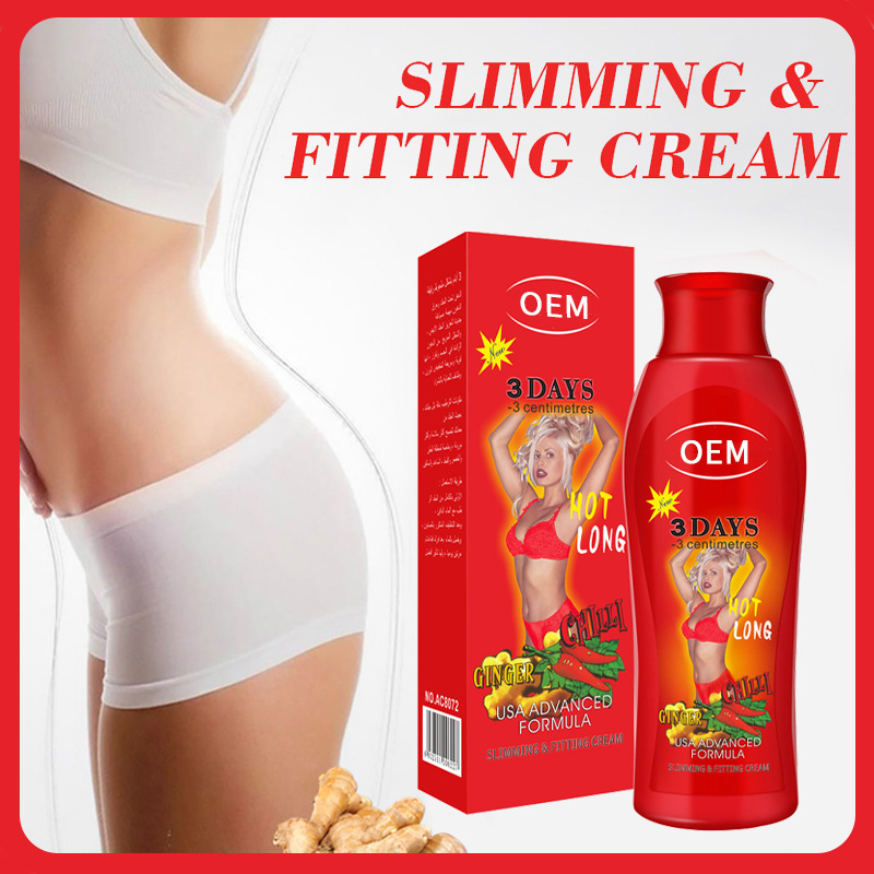 Cross-border foreign trade body shaping cream red pepper fever shaping slimming cream wholesale Slimming cream