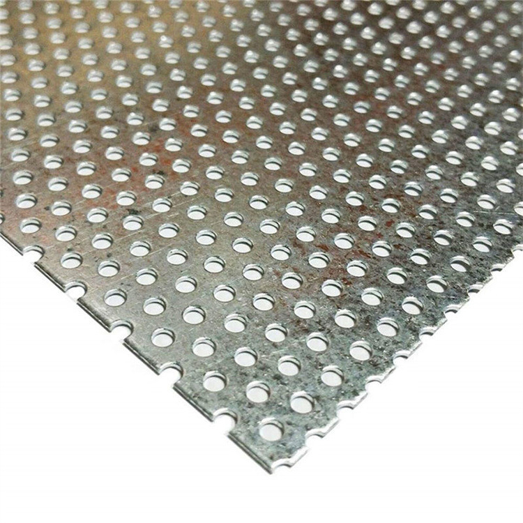 Rectangular 1m Wide Stainless Steel Round 304 Perforated Sheet Industrial High-Temperature Resistant Drainage Pipe Perforated Sheet