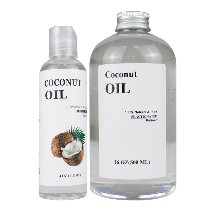 Cross Border Base Oil Fractionated Coconut Oil Massage Body Skin Care Hair Care Massage Moisturizing Diluted Base Essential Oil Wholesale