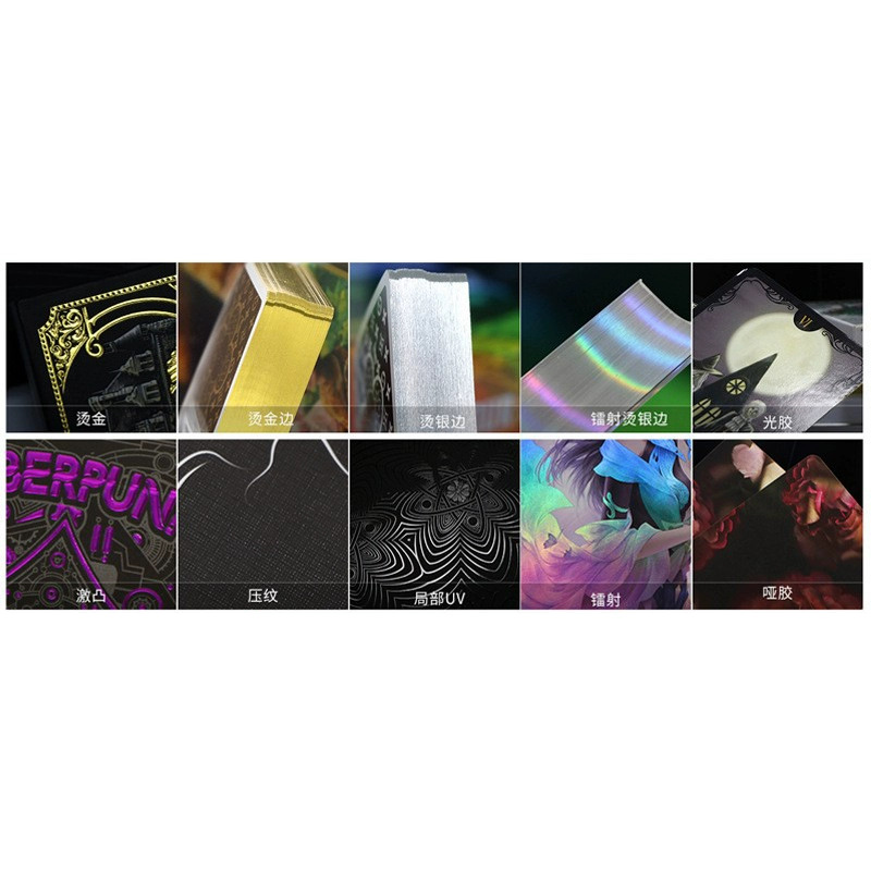 Two-Dimensional Game Cards, Laser Tarot Cards, Live Broadcast, Card Opening, Blind Bag, Board Game Cards, Customized Small Batches