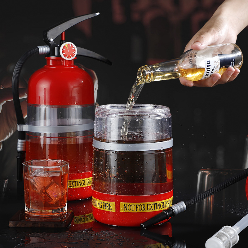 Beer machine wine hand pressure type fire extinguisher wine gun draft beer machine net famous beverage barrel wine dispenser mini water dispenser